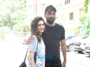 Photos: Karishma Tanna and her husband snapped in Bandra