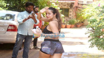 Photos: Malaika Arora spotted at Diva Yoga in Bandra