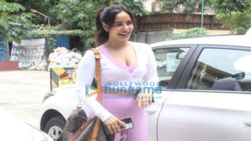 Photos: Neha Sharma and Neha Bhasin spotted outside a gym in Bandra