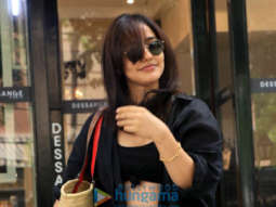 Photos: Neha Sharma snapped outside a saloon in Bandra