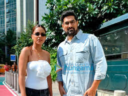 Photos: Nia Sharma and Kunaal Roy Kapur snapped during promotions of their song ‘Hairaan’