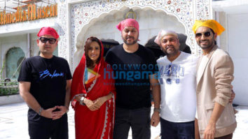 Photos: Nushrratt Bharuccha and others snapped during the promotions of Janhit Mein Jaari in Delhi