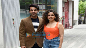 Photos: Rajkummar Rao and Sanya Malhotra snapped during the promotions of their film, Hit – The First Case