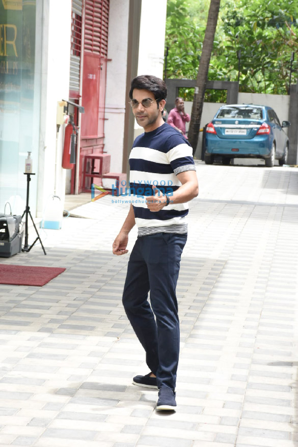 photos rajkummar rao and sanya malhotra snapped during the promotions of their film hit the first case 2