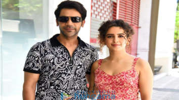 Photos: Rajkummar Rao and Sanya Malhotra spotted at T-Series office promoting their film Hit – The First Case