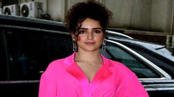Photos: Sanya Malhotra snapped during the promotions of Hit – The First Case