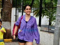 Photos: Sanya Malhotra snapped in Juhu