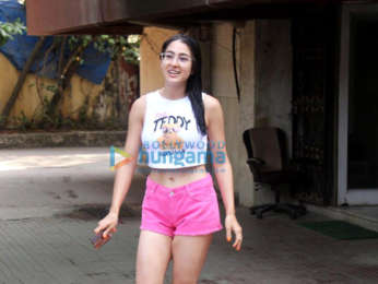 Photos: Sara Ali Khan spotted outside a pilates studio