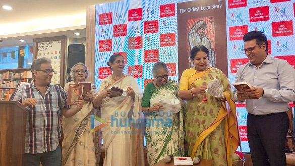 photos shabana azmi graces the launch of the book the oldest love story at title waves in bandra 2
