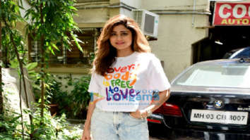 Photos: Shamita Shetty snapped at a salon in Juhu