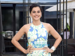 Photos: Taapsee Pannu snapped during Shabaash Mithu promotions in Juhu