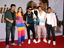 Photos: Varun Dhawan, Kiara Advani and Guru Randhawa grace the launch of the track ‘Nain Ta Heera’ from their film Jugjugg Jeeyo