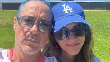 Robert Downey Jr. sports his newly dyed blue hair; photos go viral