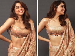Sharvari Wagh astounds in Manish Malhotra’s pastel pink saree and mirror work blouse in her latest photo shoot