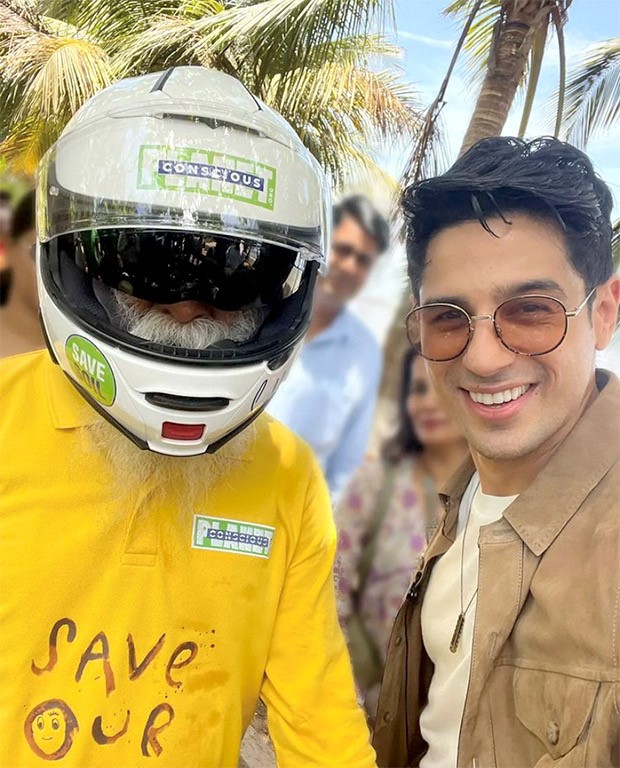 Sidharth Malhotra joins spiritual guru Sadhguru’s “Save Soil” campaign, Shares stills from recent bike ride with Sadhguru