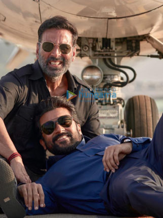 On the set of the movie Soorarai Pottru Remake