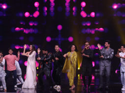 Jugjugg Jeeyo stars Varun Dhawan, Kiara Advani, and Anil Kapoor grace the set of Dance Deewane Juniors