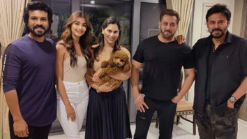 RRR actor Ram Charan hosts superstar Salman Khan for dinner; Venkatesh and Kabhi Eid Kabhi Diwali actress Pooja Hegde join in