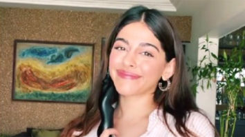 Alaya F celebrates winning the filmfare award in this cool video