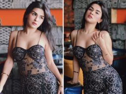 Avneet Kaur sets internet on fire in embellished transparent black corset jumpsuit worth Rs. 11,490