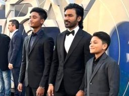 Dhanush says he is ‘coolest dad’ after attending LA premiere of The Gray Man with sons Yatra and Linga: ‘They were so chill and so cool’