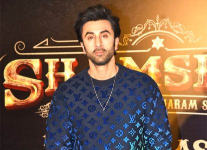 Ranbir Kapoor gets clicked in the city as he celebrates the release of  Shamshera