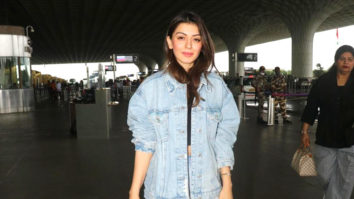 Hansika Motwani slays denim jacket poses with mom