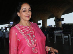 Hema Malini at Mumbai airport