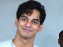 Ishaan Khatter looks stylish as she poses for paps