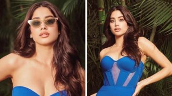 Janhvi Kapoor looks scintillating in blue corset jumpsuit as she promotes Good Luck Jerry
