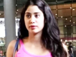 Janhvi Kapoor spotted at airport in a sporty look