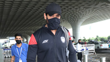 John Abraham spotted at airport in a sporty avatar