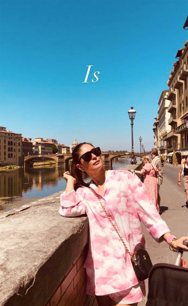 Kareena Kapoor Khan soaks in the beauty of Ponte Veechio with Jeh; Saif Ali Khan and son Taimur spend time in pool in Italy, see pictures