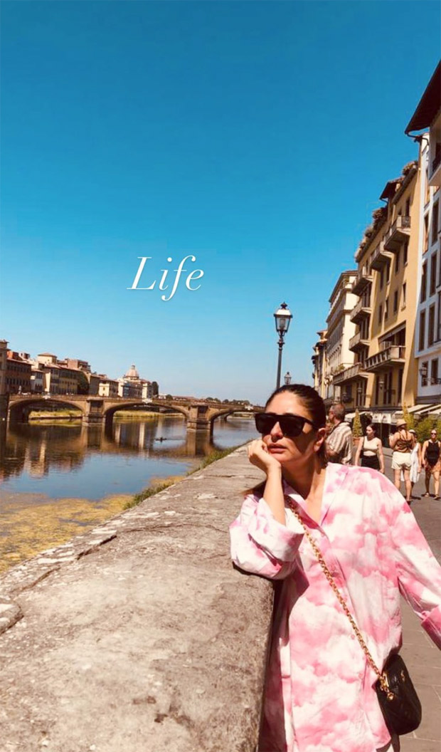 Kareena Kapoor Khan soaks in the beauty of Ponte Veechio with Jeh; Saif Ali Khan and son Taimur spend time in pool in Italy, see pictures