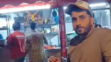 Kartik Aryan and Sunny Singh having late night street food