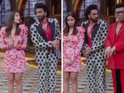 Koffee With Karan 7: Alia Bhatt, Ranveer Singh and Karan Johar recreate hilarious Kabhi Khushi Kabhie Gham scene ahead of show’s premiere 