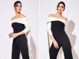 Kriti Sanon serves a sleek look in off-shoulder monochrome jumpsuit worth Rs. 1.10 lakh at Femina Miss India 2022