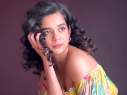 Mithila Palkar in a floral print dress and gorgeous curls