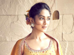 Mrunal Thakur looks breathtaking in a yellow lehenga