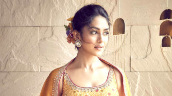 Mrunal Thakur looks breathtaking in a yellow lehenga