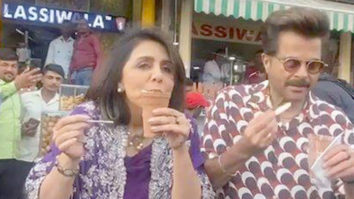 Neetu Singh and Anil Kapoor enjoy kulhad wali lassi!
