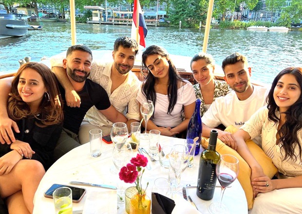 Nysa Devgn hangs out with Bawaal stars Varun Dhawan and Janhvi Kapoor in Amsterdam, see photos