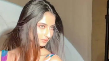 Palak Tiwari looks beautiful in her multi-coloured flowy gown