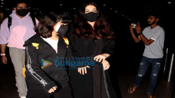 Photos: Abhishek Bachchan, Aishwarya Rai Bachchan, Aaradhya Bachchan and others snapped at the airport