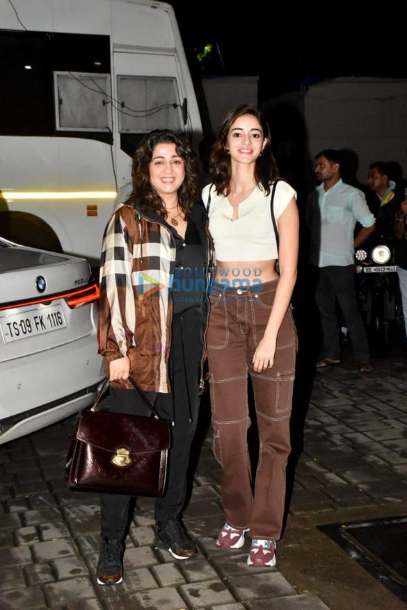 Photos: Ananya Panday, Karan Johar, Apoorva Mehta and Charmee Kaur snapped at Kalina Airport