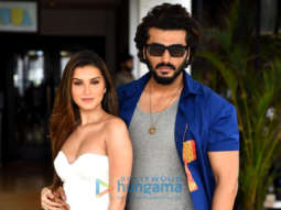 Photos: Arjun Kapoor, Tara Sutaria and Disha Patani snapped promoting their film Ek Villain Returns