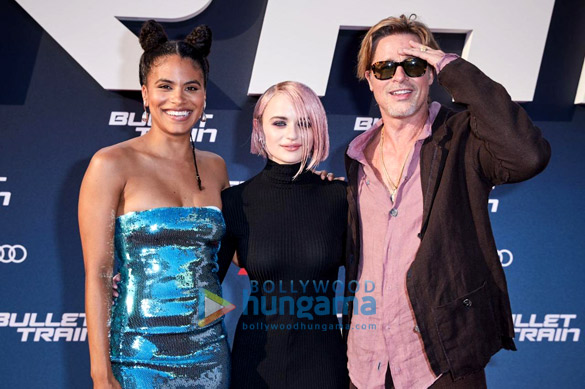 photos brad pitt joey king and others attend the red carpet premiere of bullet train in berlin 3