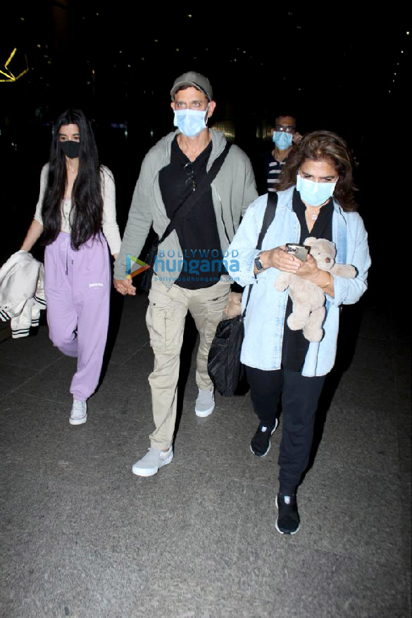 Photos: Hrithik Roshan, Saba Azad and Manushi Chhillar snapped at the airport