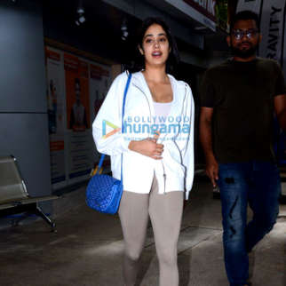 Photos: Janhvi Kapoor spotted at a gym in Bandra