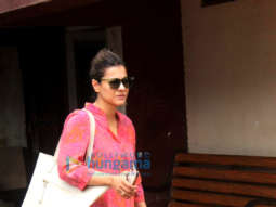 Photos: Kajol snapped at Pilates studio in Santacruz